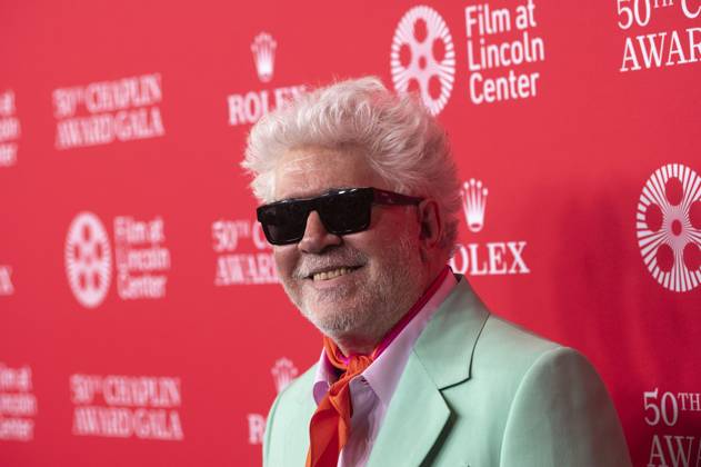 April 28, 2025, New York, United States: Pedro Almodovar attends the 50th Chaplin Award Gala at Alice Tully Hall at Lincoln Center. New York United States - ZUMAs197 20250428_aaa_s197_367 Copyright: xRonxAdarx