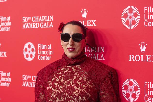 April 28, 2025, New York, United States: Rossy de Palma attends the 50th Chaplin Award Gala at Alice Tully Hall at Lincoln Center. New York United States - ZUMAs197 20250428_aaa_s197_383 Copyright: xRonxAdarx