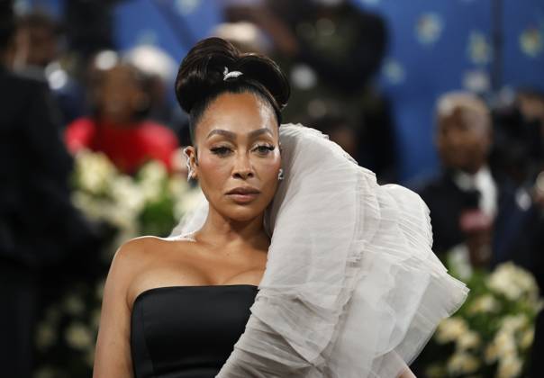 La La Anthony arrives on the red carpet at the 2025 Met Gala celebrating the opening of Superfine: Tailoring Black Style at The Metropolitan Museum of Art on Monday, May 5, 2025 in New York City.  NYP20250505185 JOHNxANGELILLO