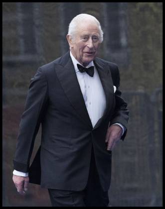 . 06 05 2025. London, United Kingdom. King Charles III arriving at the Ocean with David Attenborough premiere in London. xStephenxLockx xi-Imagesx IIM-25922-0039