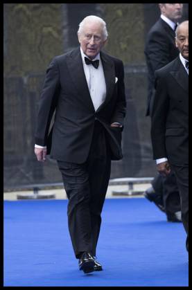 . 06 05 2025. London, United Kingdom. King Charles III arriving at the Ocean with David Attenborough premiere in London. xStephenxLockx xi-Imagesx IIM-25922-0044