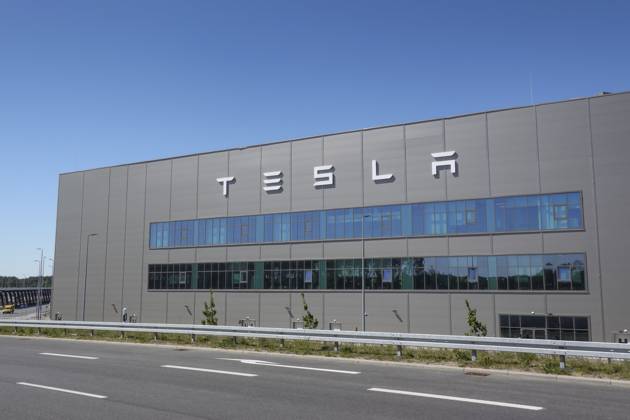 Tesla Giga-Factory, Grünheide, Brandenburg, Deutschland