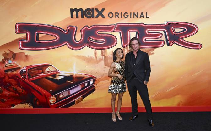 May 8, 2025, Universal City, California, USA: Rachel Hilson and Josh Holloway attend the Los Angeles Premiere Of HBO Original Series Duster Universal City USA - ZUMAb173 20250508_aap_b173_020 Copyright: xBillyxBennightx