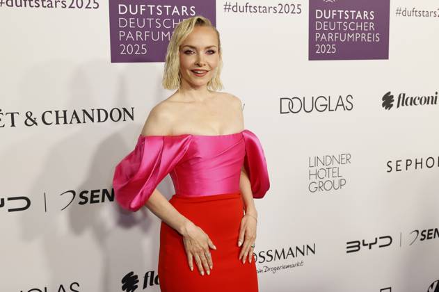 Janin Ullmann bei der Verleihung des Deutschen Parfumpreises Duftstars 2025 auf der Rheinterrasse Düsseldorf. Düsseldorf, 08.05.2025