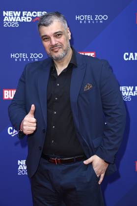 Imad Mardnli bei der Verleihung der Bunte New Faces Awards Film 2025 im Delphi Filmpalast. Berlin, 08.05.2025