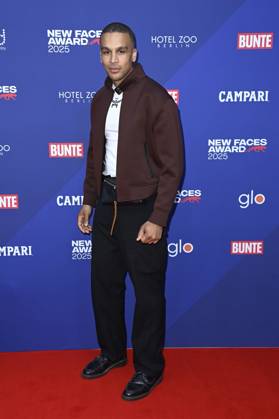 Charles Booz Jakob bei der Verleihung der Bunte New Faces Awards Film 2025 im Delphi Filmpalast. Berlin, 08.05.2025