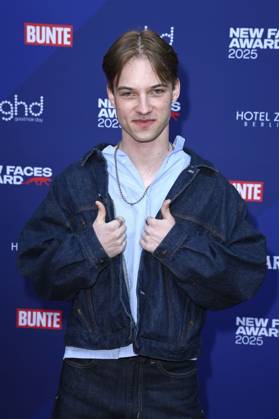 Egon Werler bei der Verleihung der Bunte New Faces Awards Film 2025 im Delphi Filmpalast. Berlin, 08.05.2025