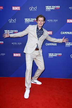 Johannes Heinrichs bei der Verleihung der Bunte New Faces Awards Film 2025 im Delphi Filmpalast. Berlin, 08.05.2025