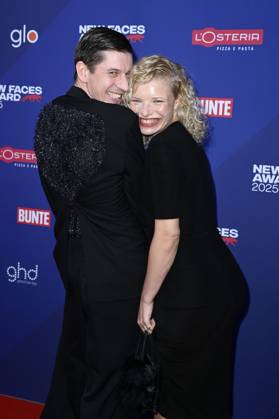 Lorenz Hochhuth und Luisa-Celine Gaffron bei der Verleihung der Bunte New Faces Awards Film 2025 im Delphi Filmpalast. Berlin, 08.05.2025