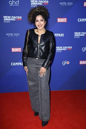 Shari Who bei der Verleihung der Bunte New Faces Awards Film 2025 im Delphi Filmpalast. Berlin, 08.05.2025