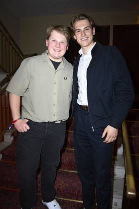 Julius Weckauf und Nevio Wendt bei der Verleihung der Bunte New Faces Awards Film 2025 im Delphi Filmpalast. Berlin, 08.05.2025