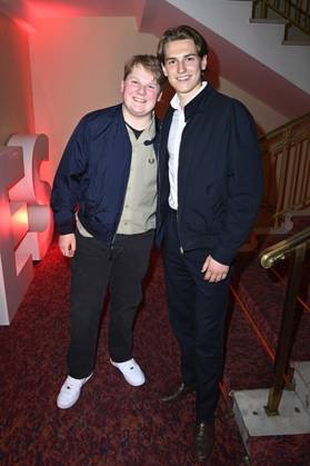 Julius Weckauf und Nevio Wendt bei der Verleihung der Bunte New Faces Awards Film 2025 im Delphi Filmpalast. Berlin, 08.05.2025