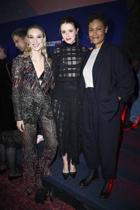 Kim Hnizdo, Katharina Stark und Merle Grimme bei der Verleihung der Bunte New Faces Awards Film 2025 im Delphi Filmpalast. Berlin, 08.05.2025