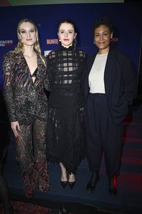 Kim Hnizdo, Katharina Stark und Merle Grimme bei der Verleihung der Bunte New Faces Awards Film 2025 im Delphi Filmpalast. Berlin, 08.05.2025