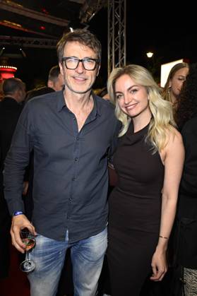Guido Broscheit und Kim Michele Kneissl bei der Verleihung der Bunte New Faces Awards Film 2025 im Delphi Filmpalast. Berlin, 08.05.2025