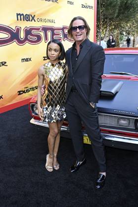 Rachel Hilson und Josh Holloway bei der Premiere der HBO Max Original Serie Duster in den Universal Studios. Universal City, 08.05.2025