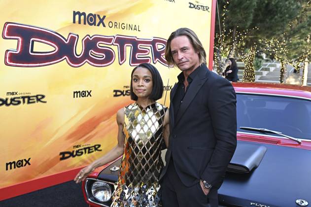 Rachel Hilson und Josh Holloway bei der Premiere der HBO Max Original Serie Duster in den Universal Studios. Universal City, 08.05.2025