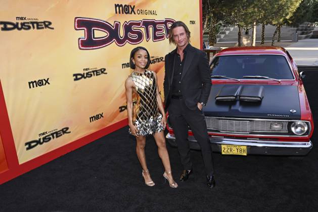 May 8, 2025, Universal City, California, USA: Rachel Hilson and Josh Holloway attend the Los Angeles Premiere Of HBO Original Series Duster Universal City USA - ZUMAb173 20250508_aap_b173_037 Copyright: xBillyxBennightx