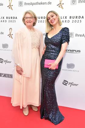 20. FELIX BURDA AWARD 2025 in Berlin Geschäftsführerinnen Prof. Dr. Heidrun M. Thais und Dr. Sabine Markmiller beim bedeutesten Event Prävention verbindet uns... zum 20. Mal die Felix Burda Awards verliehen. Die Felix Burda Stiftung zeichnet herausragendes Engagement und wegweisende Forschung im Bereich der Darmkrebsprävention aus in Berlin, am 09.05.2025