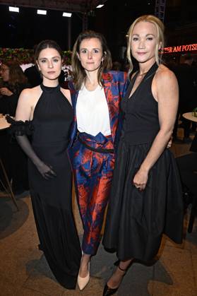 Gast, Karin Hanczewski und Lisa Maria Potthoff bei der 75. Verleihung des Deutschen Filmpreises 2025 im Theater am Potsdamer Platz. Berlin, 09.05.2025