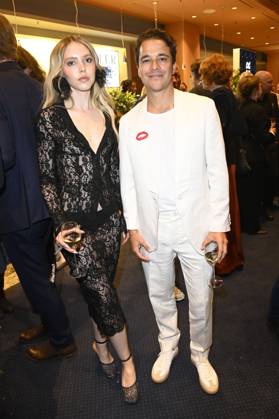 Lina Larissa Strahl und Kostja Ullmann bei der 75. Verleihung des Deutschen Filmpreises 2025 im Theater am Potsdamer Platz. Berlin, 09.05.2025