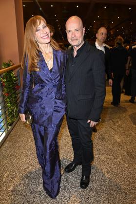 Andrea Sawatzki und Christian Berkel bei der 75. Verleihung des Deutschen Filmpreises 2025 im Theater am Potsdamer Platz. Berlin, 09.05.2025