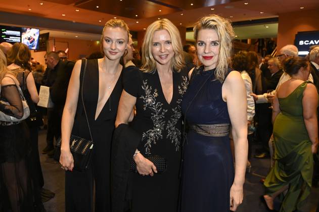 Lilly Krug, Veronica Ferres und Pamela Fischer bei der 75. Verleihung des Deutschen Filmpreises 2025 im Theater am Potsdamer Platz. Berlin, 09.05.2025