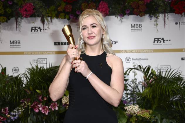 Dascha Dauenhauer bei der 75. Verleihung des Deutschen Filmpreises 2025 im Theater am Potsdamer Platz. Berlin, 09.05.2025