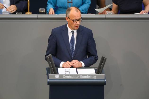 3. Plenarsitzung des Deutschen Bundestages Berlin, 14.5.2025 Bundeskanzler Friedrich Merz bei der 3. Plenarsitzung des Deutschen Bundestages in Berlin Berlin Deutschland Copyright: xMatthiasxGränzdörferx