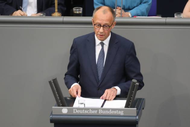 3. Plenarsitzung des Deutschen Bundestages Berlin, 14.5.2025 Bundeskanzler Friedrich Merz bei der 3. Plenarsitzung des Deutschen Bundestages in Berlin Berlin Deutschland Copyright: xMatthiasxGränzdörferx
