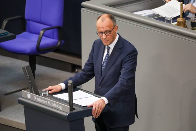 3. Plenarsitzung des Deutschen Bundestages Berlin, 14.5.2025 Bundeskanzler Friedrich Merz bei der 3. Plenarsitzung des Deutschen Bundestages in Berlin Berlin Deutschland Copyright: xMatthiasxGränzdörferx