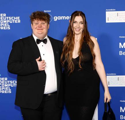 JustNoah and Lunarie_TTV beim Deutschen Computerspielpreis 2025.
