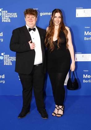 JustNoah and Lunarie_TTV beim Deutschen Computerspielpreis 2025.
