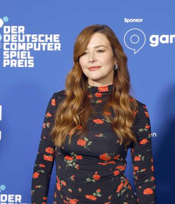 Katrin Bauerfeind beim Deutschen Computerspielpreis 2025.
