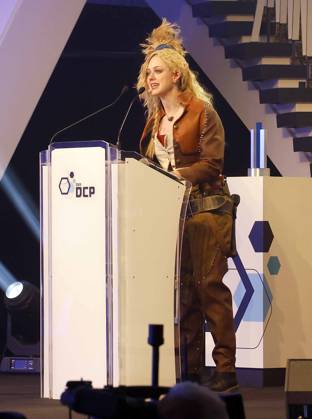 Farbenfuchs beim Deutschen Computerspielpreis 2025.
