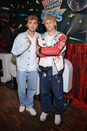 15.05.2025 , Jonas Wuttke und Theo Carow zur Premiere der ersten Staffel von Messiah Superstar, Bi Nuu, Berlin, Berlin