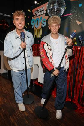 15.05.2025 , Jonas Wuttke und Theo Carow zur Premiere der ersten Staffel von Messiah Superstar, Bi Nuu, Berlin, Berlin