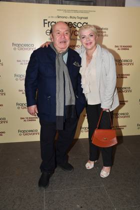 Rome, Cinema Quattro Fontane Preview of the film Francesca and Giovanni A story of love and mafia Rome, Cinema Quattro Fontane Preview of the film Francesca and Giovanni A story of love and mafia , In the photo: Lino Banfi Rosanna Banfi Rome Italy Copyright: xIPA ABACAx