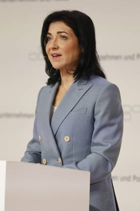 Katherina Reiche, Bundeswirtschaftsministerin, beim Tag des Familienunternehmens im Hotel Adlon am 16.05.25 in Berlin. Katherina Reiche beim Tag des Familienunternehmens 2025