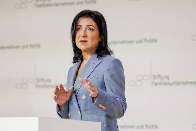 Katherina Reiche, Bundeswirtschaftsministerin, beim Tag des Familienunternehmens im Hotel Adlon am 16.05.25 in Berlin. Katherina Reiche beim Tag des Familienunternehmens 2025