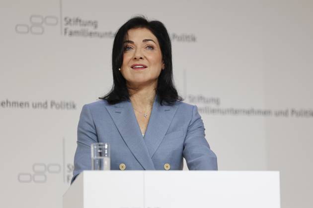 Katherina Reiche, Bundeswirtschaftsministerin, beim Tag des Familienunternehmens im Hotel Adlon am 16.05.25 in Berlin. Katherina Reiche beim Tag des Familienunternehmens 2025