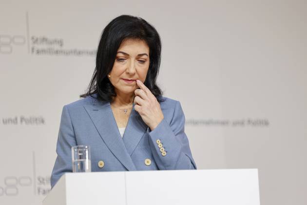 Katherina Reiche, Bundeswirtschaftsministerin, beim Tag des Familienunternehmens im Hotel Adlon am 16.05.25 in Berlin. Katherina Reiche beim Tag des Familienunternehmens 2025