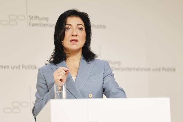 Katherina Reiche, Bundeswirtschaftsministerin, beim Tag des Familienunternehmens im Hotel Adlon am 16.05.25 in Berlin. Katherina Reiche beim Tag des Familienunternehmens 2025