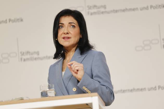 Katherina Reiche, Bundeswirtschaftsministerin, beim Tag des Familienunternehmens im Hotel Adlon am 16.05.25 in Berlin. Katherina Reiche beim Tag des Familienunternehmens 2025