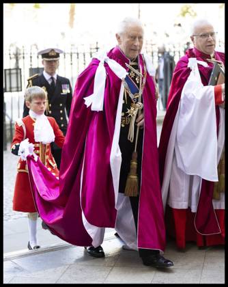 . 16 05 2025. London, United Kingdom. King Charles III arriving at the Order of the Bath service at Westminster Abbey in London. xStephenxLockx xi-Imagesx IIM-25950-0015