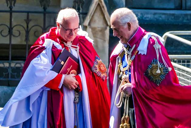 . 16 05 2025. London, United Kingdom. King Charles Arrives at Westminster Abbey. King Charles Arrives at Westminster Abbey to attend the Order of the Bath, Service. xMartynxWheatleyx xi-Imagesx IIM-25952-0004