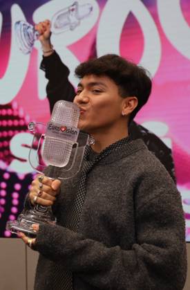 Song Contest Sieger 2025 JJ Empfang in Wien Wien, ORF, 18. 05. 2025 Johannes PIETSCH JJ Song Contest Sieger 2025