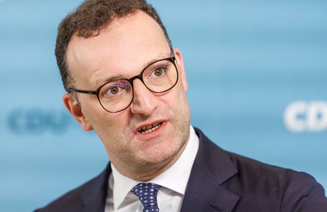 Statement vor den Fraktionssitzung der CDU CSU Jens Spahn, Fraktionsvorsitzender der CDU CSU im Bundestag, spricht während eines Statement vor der Fraktionssitzung am 20.05.25 in Berlin. Berlin Berlin Deutschland Reichstag