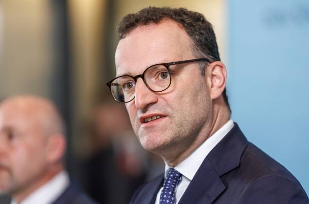 Statement vor den Fraktionssitzung der CDU CSU Jens Spahn, Fraktionsvorsitzender der CDU CSU im Bundestag, spricht während eines Statement vor der Fraktionssitzung am 20.05.25 in Berlin. Berlin Berlin Deutschland Reichstag