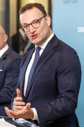 Statement vor den Fraktionssitzung der CDU CSU Jens Spahn, Fraktionsvorsitzender der CDU CSU im Bundestag, spricht während eines Statement vor der Fraktionssitzung am 20.05.25 in Berlin. Berlin Berlin Deutschland Reichstag